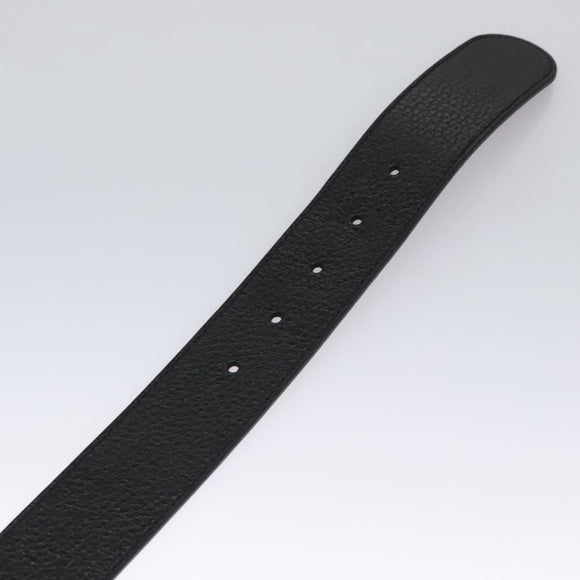 GUCCI Belt Leather Outlet 31.9"""" Black 70 28 525040 Auth am7750V