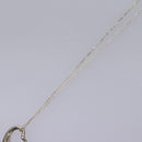 TIFFANY&Co. Open Heart Necklace Ag925 Silver Auth am7763-10