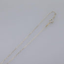 TIFFANY&Co. Open Heart Necklace Ag925 Silver Auth am7763-11