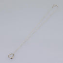 TIFFANY&Co. Open Heart Necklace Ag925 Silver Auth am7763-2