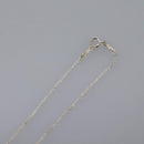 TIFFANY&Co. Open Heart Necklace Ag925 Silver Auth am7763-6