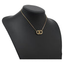 Christian Dior Necklace metal Gold Auth am7764-1