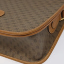 GUCCI Micro GG Canvas Shoulder Bag PVC Leather Beige Auth am7777-14