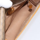 GUCCI Micro GG Canvas Shoulder Bag PVC Leather Beige Auth am7777-10