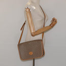 GUCCI Micro GG Canvas Shoulder Bag PVC Leather Beige Auth am7777-22