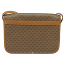 GUCCI Micro GG Canvas Shoulder Bag PVC Leather Beige Auth am7777-2