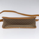GUCCI Micro GG Canvas Shoulder Bag PVC Leather Beige Auth am7777-5