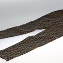 FENDI Zucca Canvas Pants 40 Black Brown Auth am7779M-15
