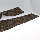 FENDI Zucca Canvas Pants 40 Black Brown Auth am7779M-17