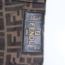 FENDI Zucca Canvas Pants 40 Black Brown Auth am7779M-25