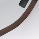 Salvatore Ferragamo Gancini Belt Leather 29.1""-31.5"" Black Auth am7781V-14