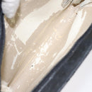 CHANEL Bicolore Pouch Lamb Skin Black CC Auth am7785-9