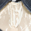 CHANEL Bicolore Pouch Lamb Skin Black CC Auth am7785-17