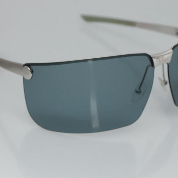 Christian Dior Sunglasses Metal Blue Auth am7799