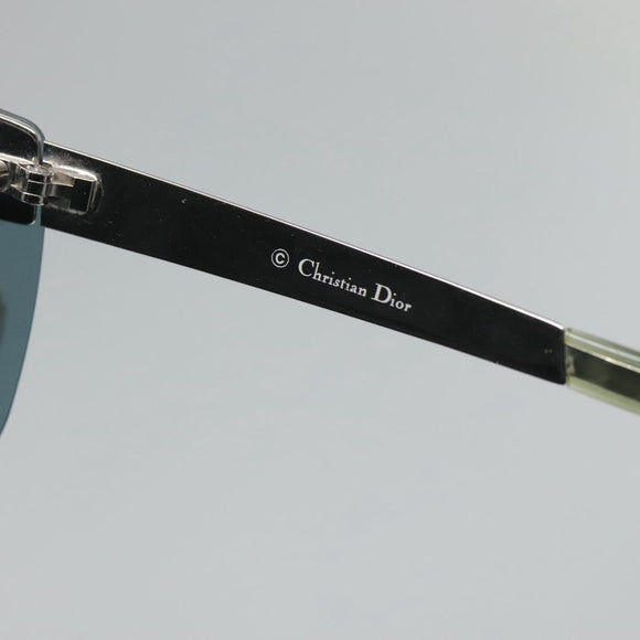 Christian Dior Sunglasses Metal Blue Auth am7799