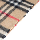 Burberrys Nova Check Scarf Cashmere Brown Auth am7804-7