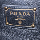 PRADA Tote Bag Leather 2way Black 1BG865 Auth am7814-16