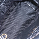 PRADA Tote Bag Leather 2way Black 1BG865 Auth am7814-17