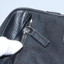 GUCCI GG Nylon Body Bag Outlet Black Silver 336672 Auth am7819-21
