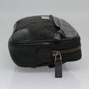 GUCCI GG Nylon Body Bag Outlet Black Silver 336672 Auth am7819-4