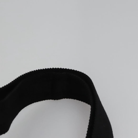 GUCCI GG Nylon Body Bag Outlet Black Silver 336672 Auth am7819