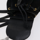 GUCCI Bamboo Backpack Suede Leather Black Gold 003 1705 0030 Auth am7820-10