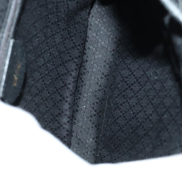 GUCCI Bamboo Backpack Suede Leather Black Gold 003 1705 0030 Auth am7820