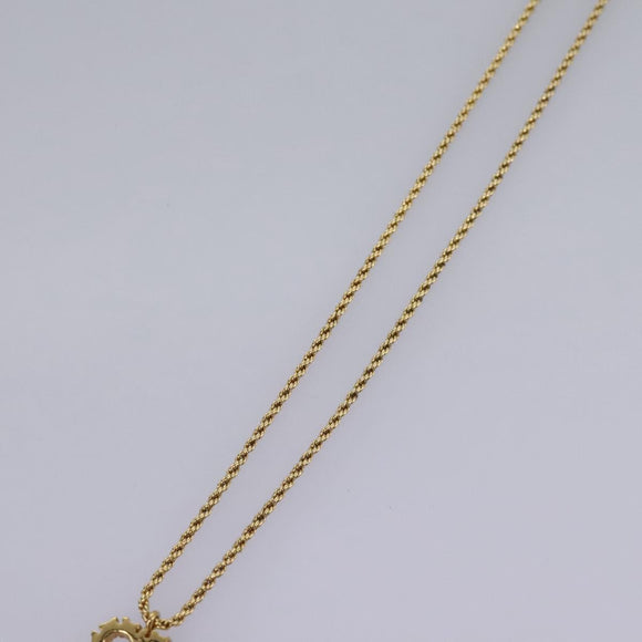 Christian Dior Necklace metal Gold Auth am7825