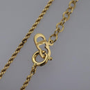 Christian Dior Necklace metal Gold Auth am7825-12