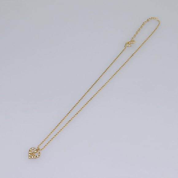 Christian Dior Necklace metal Gold Auth am7825