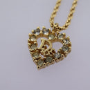 Christian Dior Necklace metal Gold Auth am7825-3