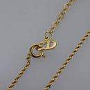 Christian Dior Necklace metal Gold Auth am7825-6