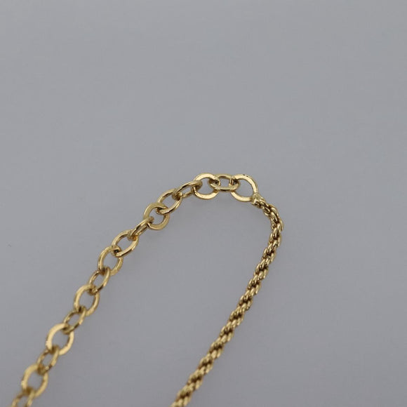 Christian Dior Necklace metal Gold Auth am7825