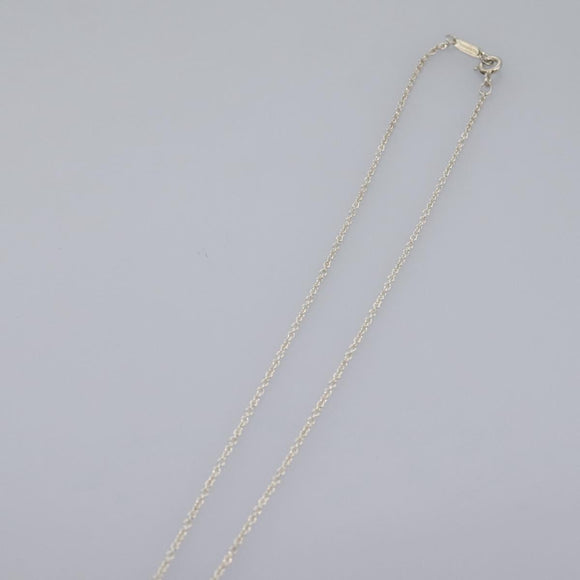 TIFFANY&Co. Cross Necklace Ag925 Silver Auth am7827