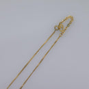 Christian Dior Necklace metal Gold Auth am7828-5