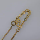 Christian Dior Necklace metal Gold Auth am7828-6