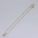 Christian Dior Necklace metal Gold Auth am7828-7