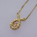 Christian Dior Necklace metal Gold Auth am7828-8