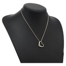 TIFFANY&Co. Open Heart Necklace Ag925 Silver Auth am7829-1