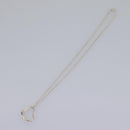 TIFFANY&Co. Open Heart Necklace Ag925 Silver Auth am7829-2