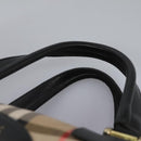 Burberrys Nova Check Boston Bag Leather Canvas Beige Black gold Auth am7839-8