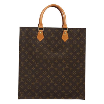 LOUIS VUITTON Monogram Sac Plat Hand Bag M51140 LV Auth am7853 - 0