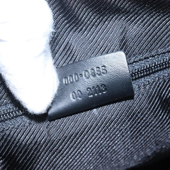 GUCCI GG Canvas Tote Bag Outlet Black Gold 000 0855 00 2113 Auth am7878