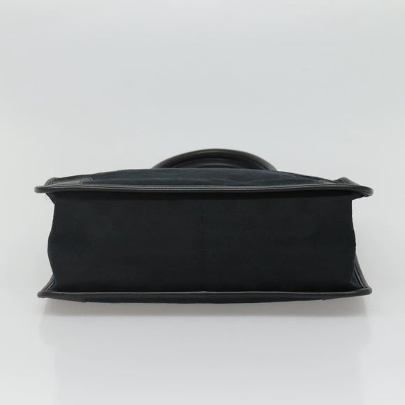 GUCCI GG Canvas Tote Bag Outlet Black Gold 000 0855 00 2113 Auth am7878