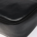 Salvatore Ferragamo Vala Shoulder Bag Leather Black Gold Auth am7884-16