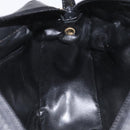 Salvatore Ferragamo Vala Shoulder Bag Leather Black Gold Auth am7884-20