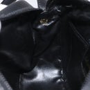 Salvatore Ferragamo Vala Shoulder Bag Leather Black Gold Auth am7884-21