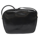 Salvatore Ferragamo Vala Shoulder Bag Leather Black Gold Auth am7884-2
