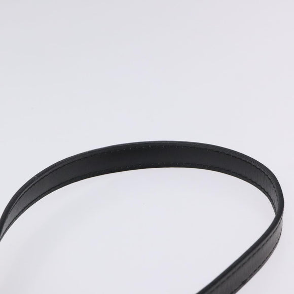 Salvatore Ferragamo Vala Shoulder Bag Leather Black Gold Auth am7884