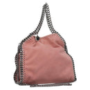 Stella MacCartney Chain Falabella Shoulder Bag polyester Pink Auth am7898-1